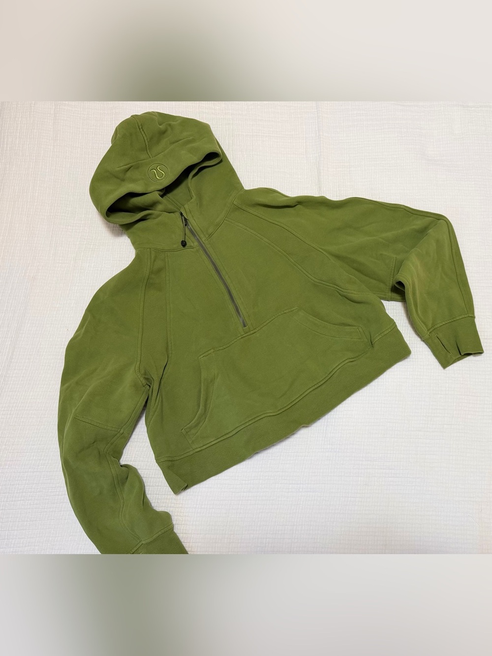 Lululemon Scuba Oversized Half-Zip Hoodie – Green – M/L